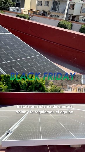 ¡Te regalamos un Mini split este Black Friday! 📅 Instala un sistema de Energía solar y te entregamos un Mini split de 1 TON de 220V, así, ahorrarás hasta un 95% en tu recibo de luz y usarás tu aire acondicionado, ¡sin preocupaciones! *No incluye instalación de mini split. Haz clic en Obtener Oferta para una cotización gratuita. | Thrive Energía Solar