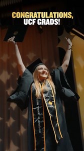 University of Central Florida on Instagram: "In honor of summer commencement this weekend, we're celebrating all our UCF grads — past and present. The golden opportunities that await you now are as endless as your potential. ✨ #UCFGrad"
