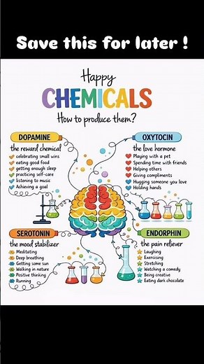Your Brain’s 4 Happy Chemicals & How To Boost Them!