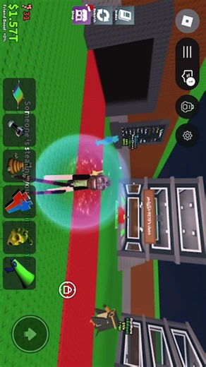 This is how to get shift lock on mobile! #helpmemakethismakesense #roblox #shiftlock#sab