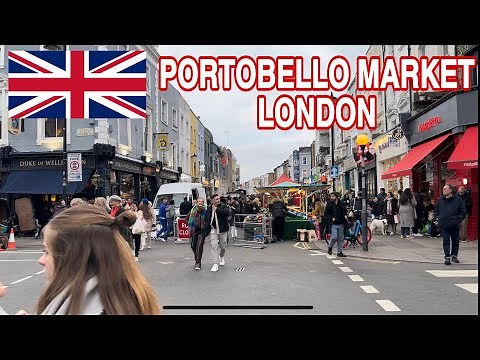 Portobello Road Market | The Most FAMOUS Antiques Market in 🇬🇧London