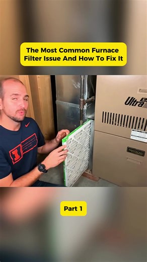 The Most Common Furnace Filter Issue And How To Fix It #usa #fyp