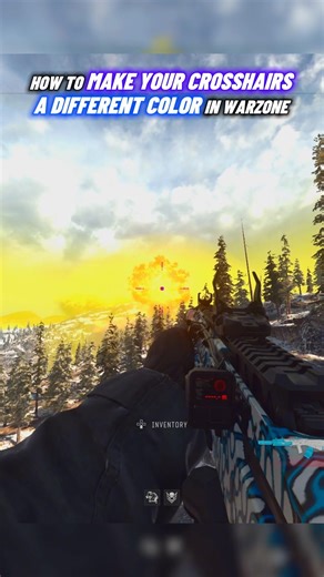 How To Make Your Crosshairs A Different Color 😱 Warzone