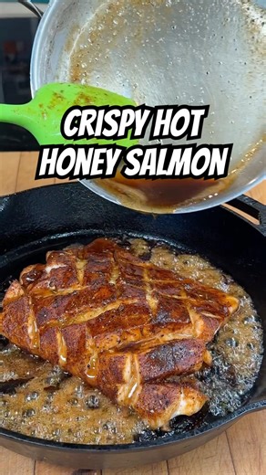 Crispy Hot Honey Salmon