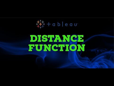 Tableau Tutorial - How to use the DISTANCE Function in Tableau