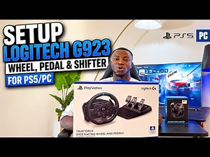 How To Setup Logitech G923 Steering Wheel, Pedal & Shifter For PS5/PC