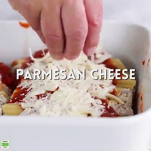 This authentic Italian manicotti recipe is easy to assemble and full of classic flavors. Make this comfort food meal in just under an hour! https://keviniscooking.com/beef-and-cheese-manicotti/ | Kevin Is Cooking