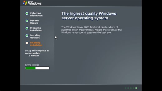 安装Windows server build5000