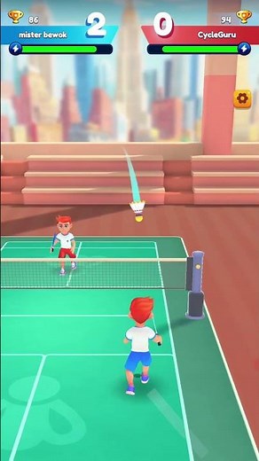 Unstoppable Smashes! Badminton Game Highlights"mister bewok gaming