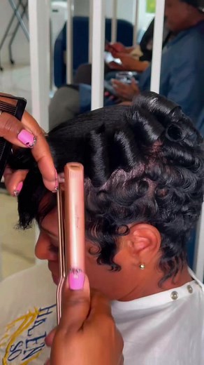 How to Create Beautiful Curls on a Pixie Cut
