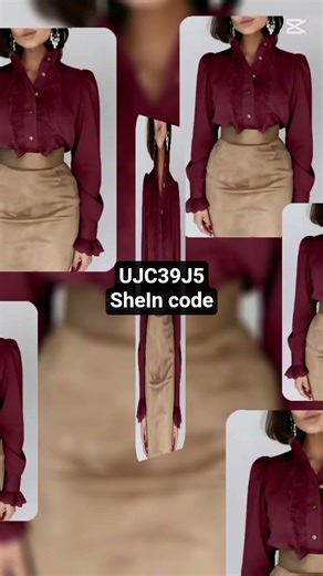 French Lace Patchwork Collared Blouse #shein link 🔗 in description