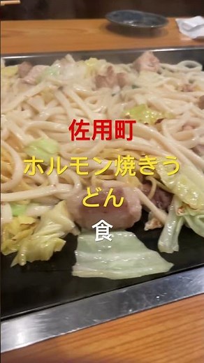 佐用町 ホルモン焼きうどん 食