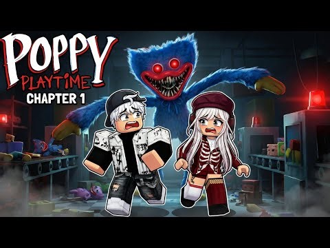 We Escaped POPPY PLAYTIME CHAPTER 1 in Roblox!!