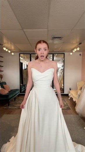 How to turn a simple wedding gown into something more 👰‍✨