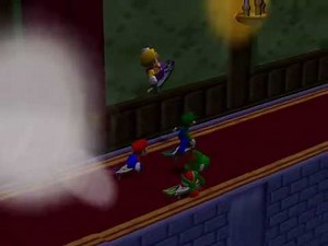Mario Party 2 Netplay Minigame: Skateboard Scamper