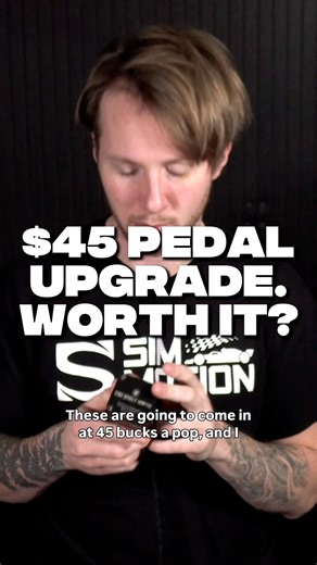 A $45 pedal upgrade that actually makes sense for sim racing 💸 #simracing #simrigupgrade #simhardware #haptics #racingpedals | InsideSimRacing