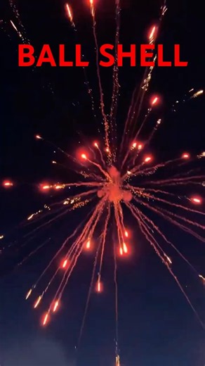 Ball shell firework #fireworks #salute #pyro