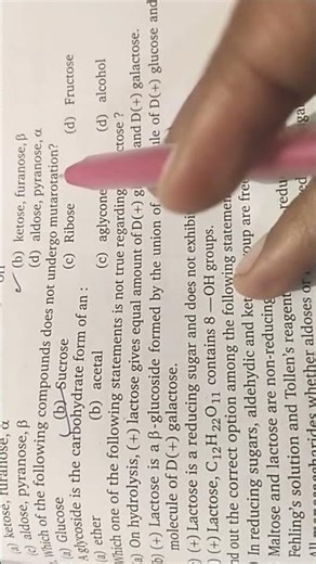 mutarotation in sucrose