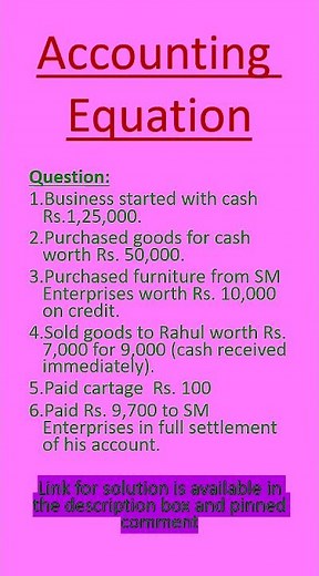 Accounting Equation | Class 11 Accountancy | B.Com | BBA | CUET | CA Foundation #accountingequation