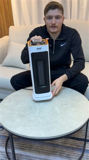 ‎Ashya2 store اشياء ستور‎ on Instagram‎: "كود المنتج: 6956 دفاية RAF السيراميك الدوّارة – الدفا على مزاجك! البرد قوي؟ دفاية RAF PTC Ceramic Heater تعطيك حرارة سريعة وآمنة بفضل تقنية السيراميك الذكية اللي توزع الدفء بالتساوي في كل المكان. تصميمها العمودي يوفر مساحة، وتدور يمين ويسار علشان توصل الدفء لكل الزوايا! ✔️ تقنية PTC للتسخين السريع ✔️ 2000W قوة تدفئة عالية ✔️ دوران أوتوماتيكي لنشر الحرارة ✔️ أمان عالي ضد الحرارة الزايدة ✔️ تحكم حراري متعدد المستويات ✔️ حجم مثالي للبيت، المكتب، الغرفة، الص