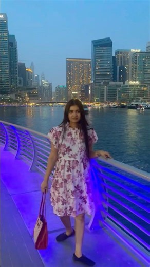 Dubai Marina Vibes ✨ | Luxury, Lights & Life by the Water” | Dubai City #dubai #travel