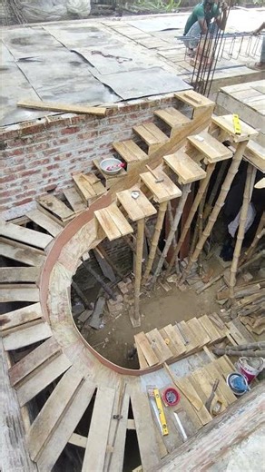 u staircase form beam staircase #construction #bdgautomsk #home