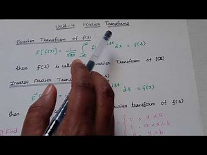 Fourier transform-1 # Engineering Maths
