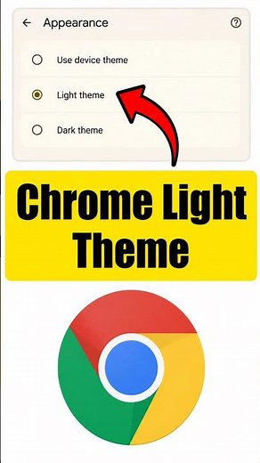 Chrome Mein White Screen Theme Kaise Lagayein? ☀️🌐 | Chrome Light Mode #Shorts