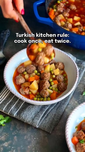 13K views · 213 reactions | Sebzeli Köfte (Meatball Stew with...