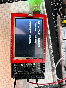 2x DS18B20 temperatur auf einem TFTLCD anzeigen Lassen