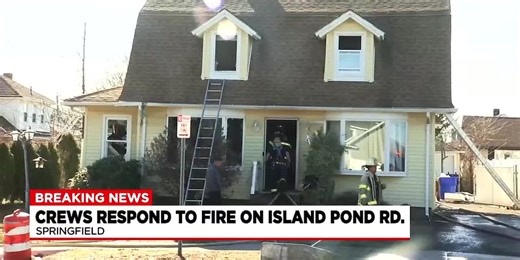 Crews respond to fire on Island Pond Road