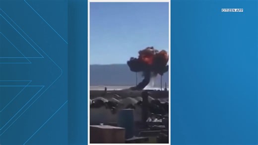 Video shows F-16 Thunderbird pilot ejecting moments before crash