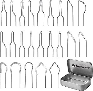 Viiart 23 Pcs Wood Burning Tips Pyrography Tips Wood Burning Nibs for Wood Burning Machine Accessories to Pyrography Wood, Paper and Leather