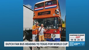 Dutch superfans bringing iconic orange bus to Houston for World Cup