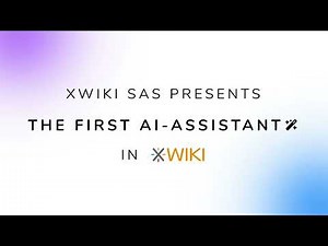 XWiki AI-assistant guide (BETA)