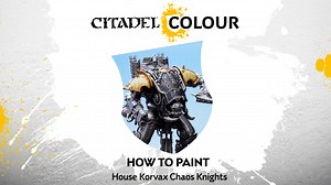 Marshal the Knights of the stolen planet Korvosi with this tutorial for painting the fearsome, mist-shrouded House Korvax – Be'lakor designed, Be'lakor approved. | Warhammer 40,000