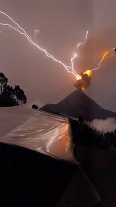 37K views · 209 reactions | Volcanic lightning electrifies the...