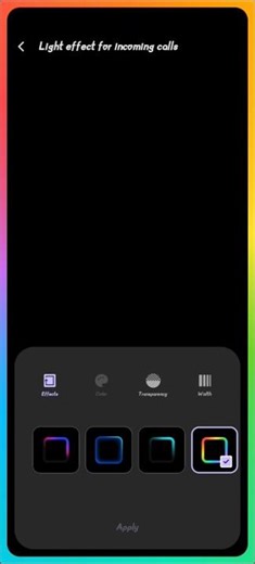 Light effect for incoming call in vivo | Ambient light effect in vivo #shorts #trending #viralvideo