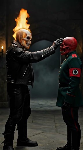 Ghost Rider Roasts Red Skull in 5 Seconds 🔥💀