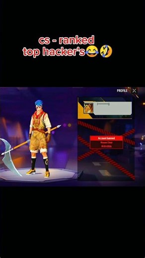 CS Ranked = Hacker Ban Factory 😂🔥#FreeFireShorts