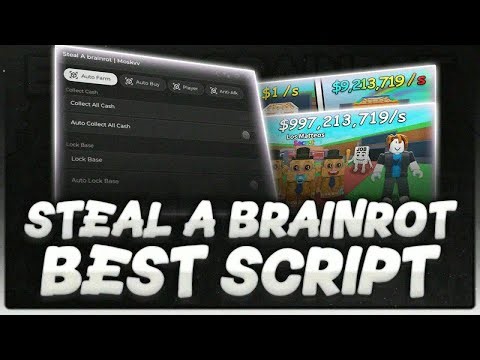 Steal A Brainrot Script - ANTI HIT, INVISIBLE, DESYNC V3, FAST STEAL, BRAINROT SPAWNER! New Update