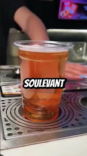 Small revolution: this glass fills from the bottom without making foam