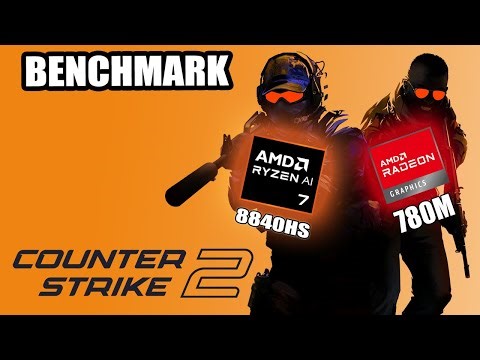 Counter-Strike 2 | Radeon 780M + Ryzen 7 8840HS + 16GB LPDDR5X | 1080p FSR Benchmark