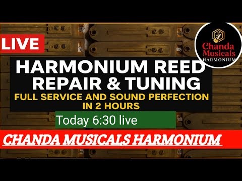 How to Tune Harmonium 440Hz | Step by Step Live Tuning Guide | Chanda Musicals