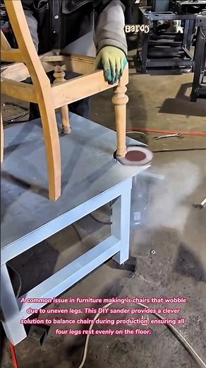 How to Level Chair Legs Perfectly in Seconds #tools #tips #tricks #woodworking #how #diy