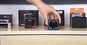 XUNTOP Digitaler Winkelmesser Neigungsmesser Laser Wasserwaage mit LCD Display, Type-C Schnittstelle IP54 Wasserdicht Magnetisch Nivellierbox Level Box für Holzarbeiten, Bau, Dekoration, DIY - Grau