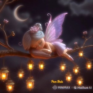 Fairy sleeping on a tree branch. | Pam's Gifs and Videos