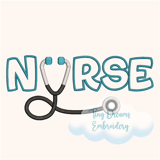Nurse Stethoscope Embroidery Design, Medical Gift (digital Download) - Etsy