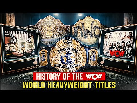 The Complete Updated History Of The WCW World Heavyweight Title Belt!