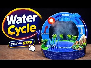 Water cycle working model for science exhibition Nakul Sahu Art